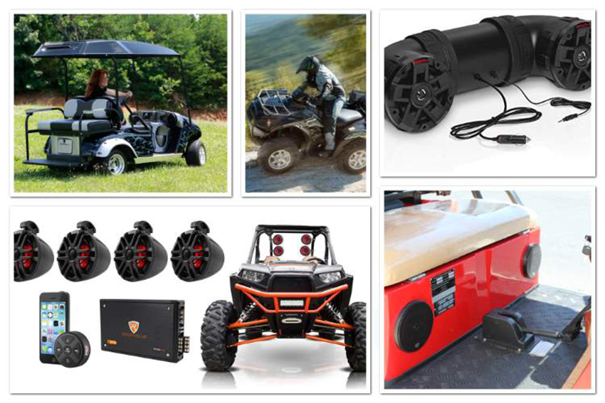 ATV UTV Golf Cart Sound Weatherproof Entertainment Kings Bay, Brooklyn, New York City, NY
