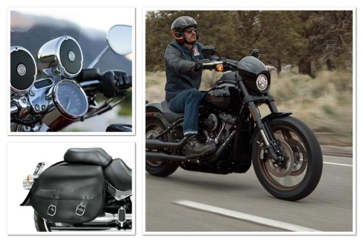 Rbanna1 Motorcycle Stereo Double DIN Adapter Bright Black Fit For Harley Road Glide 1998-2013 Plastic