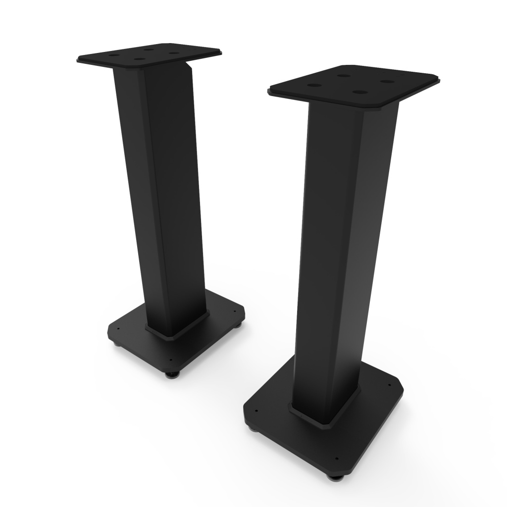 Kanto 26″ Tall Fillable Speaker Stands with Isolation Feet – Pair